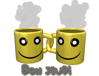 Gif animé Bon jeudi café